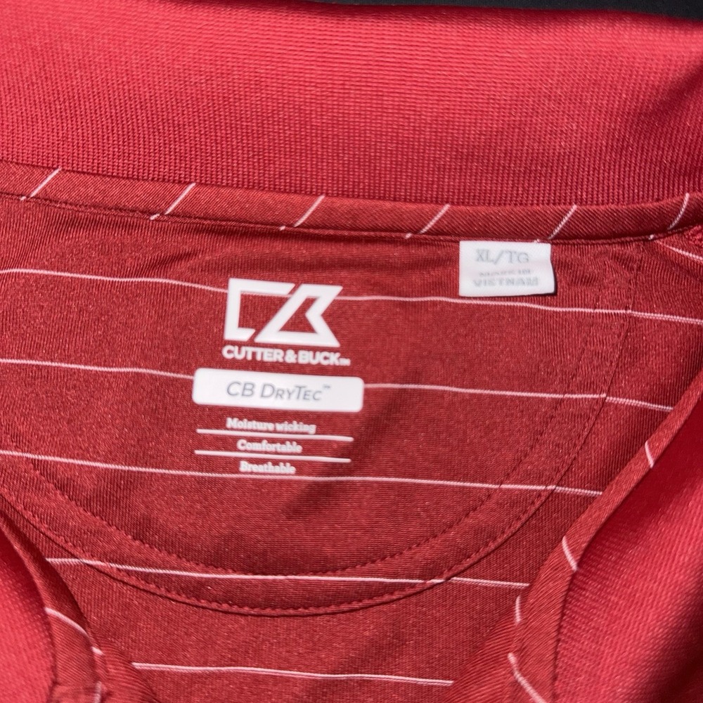 Men's XL Cutter & Buck‎ CB DryTec Bridgestone Invitational Performance Golf Polo - Picture 3 of 6